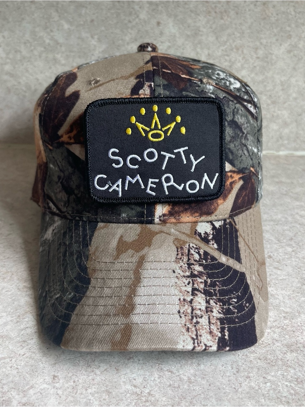 Vintage Scotty Cameron custom camo SnapBack